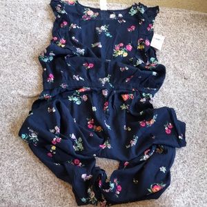 Girls 14. Oshkosh pants romper. NWT.